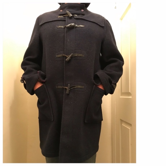 VINTAGE Duffel Coat // Navy Blue - L or XL - Picture 2 of 6